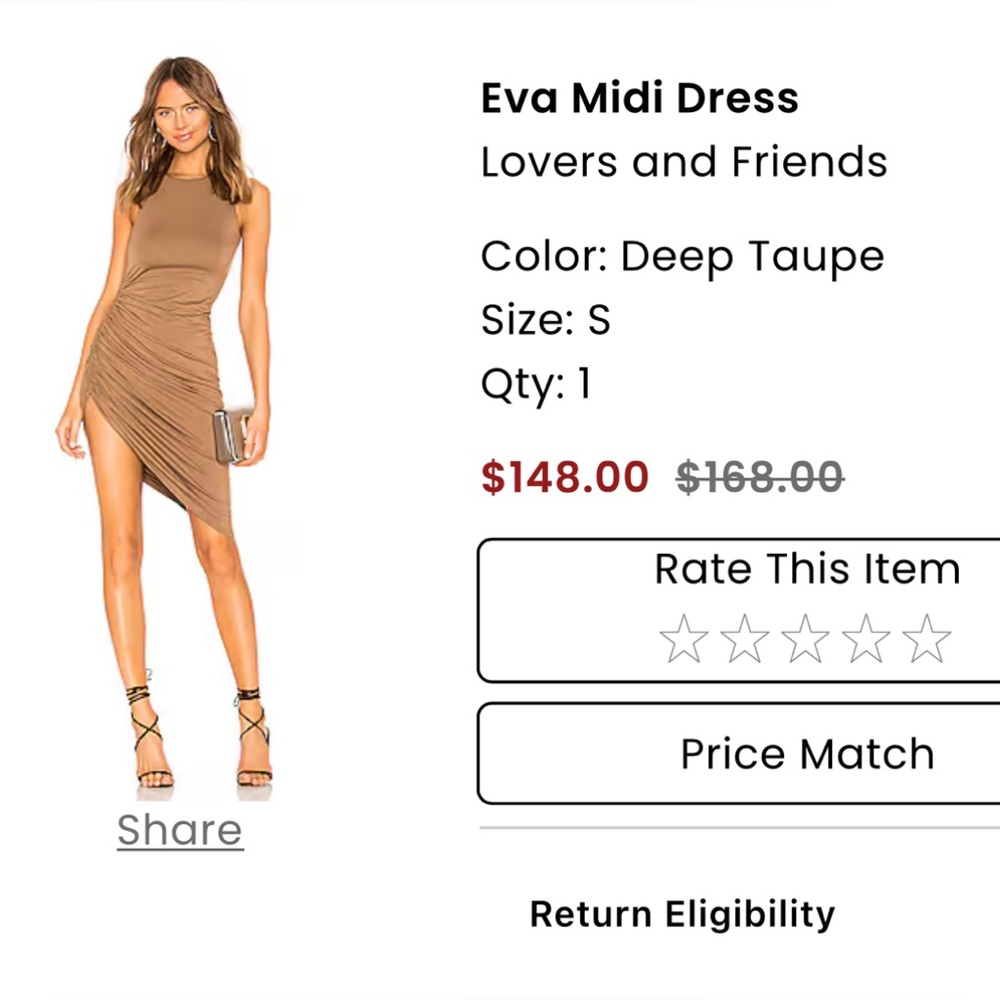 Eva Midi Dress - Lovers and Friends - Revolve